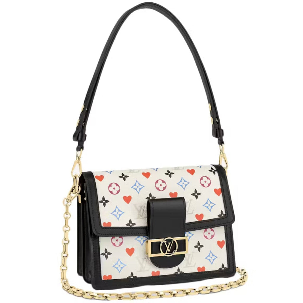Louis Vuitton Dauphine MM Tote Bag - White