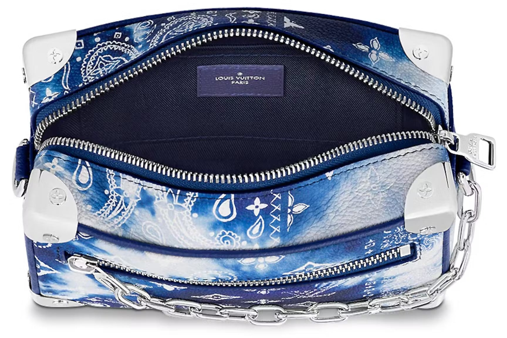 Louis Vuitton Soft Mini Trunk Shoulder Bag - Monogram Blue