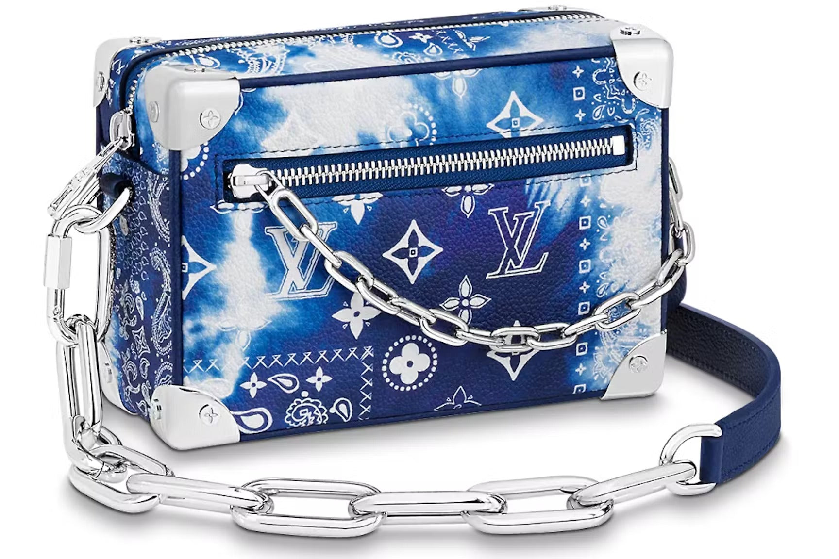 Louis Vuitton Soft Mini Trunk Shoulder Bag - Monogram Blue