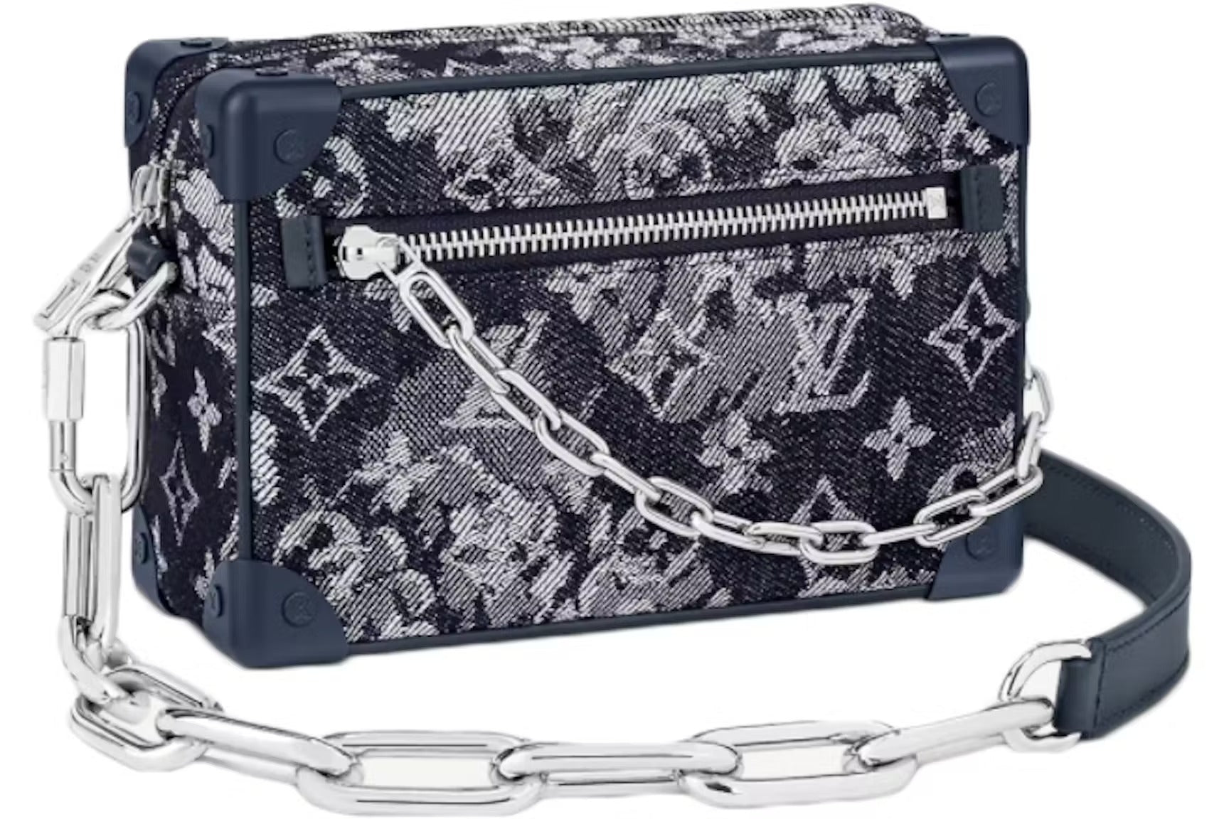 Louis Vuitton Monogram Tapestry Trunk Bag - Blue