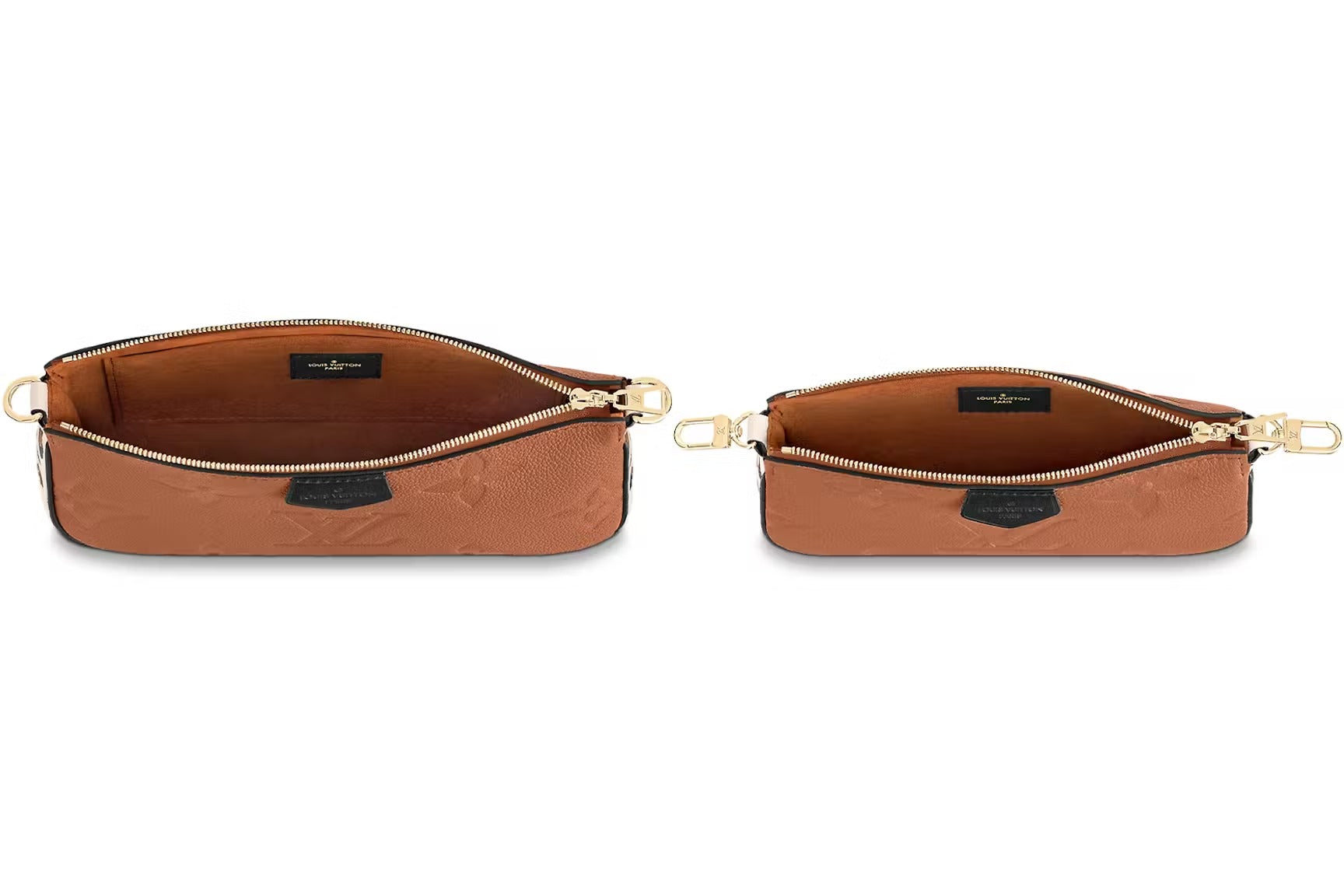 Louis Vuitton Wild At Heart Multi Pochette Accessoires Crossbody Bag - Caramel Brown