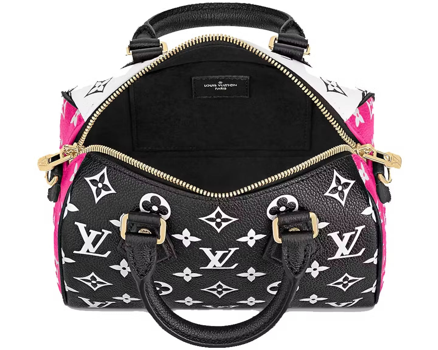 Louis Vuitton Spring in the City Speedy Bandouliere 20 Handbag - Black/White