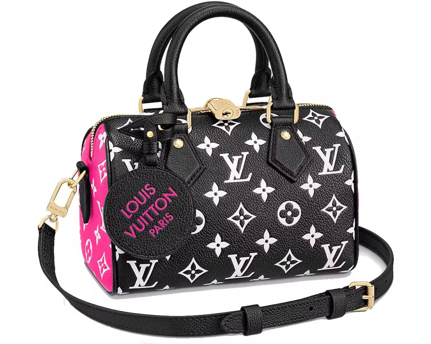 Louis Vuitton Spring in the City Speedy Bandouliere 20 Handbag - Black/White