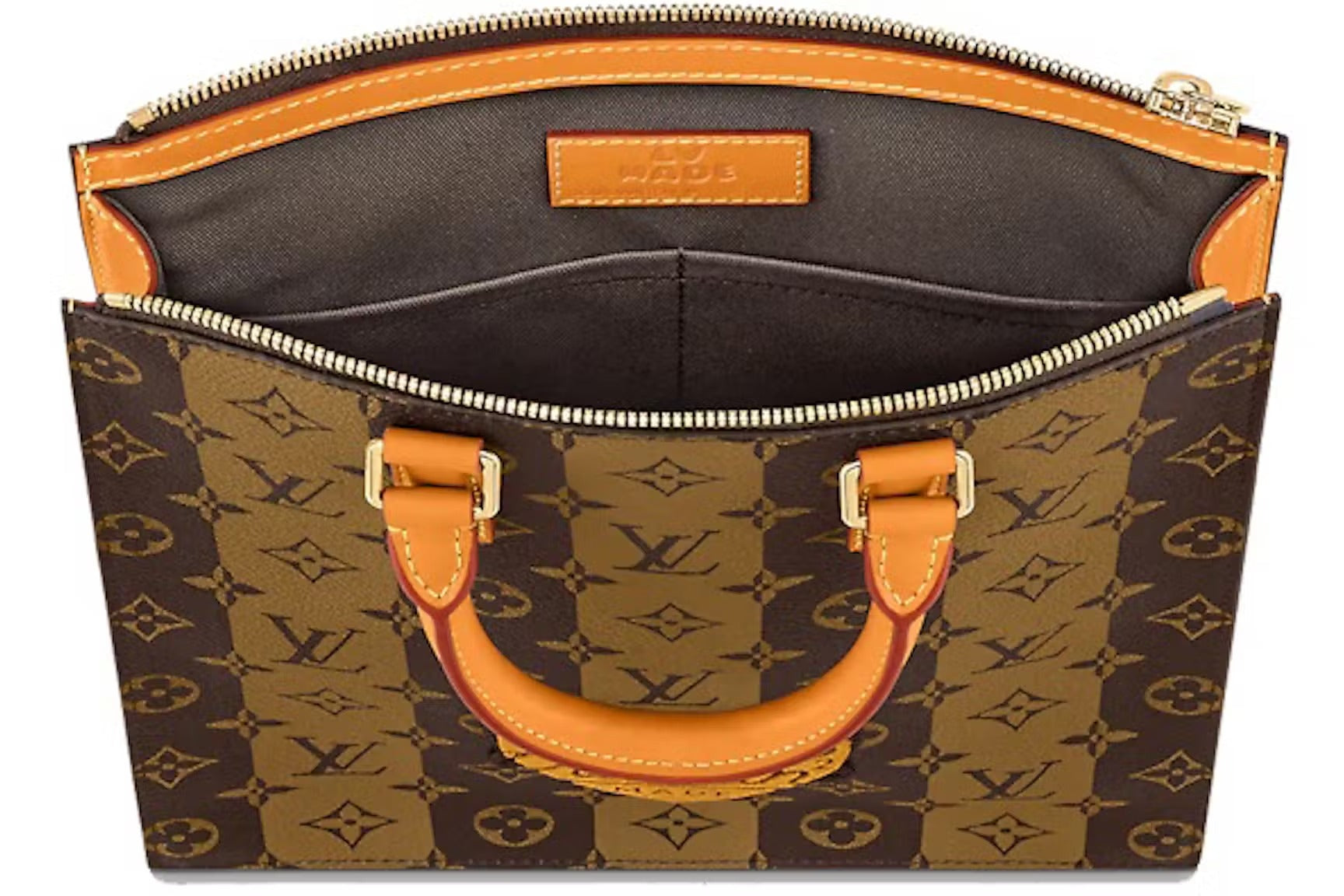 Louis Vuitton Nigo Monogram Sac Plat BB Handbag - Brown