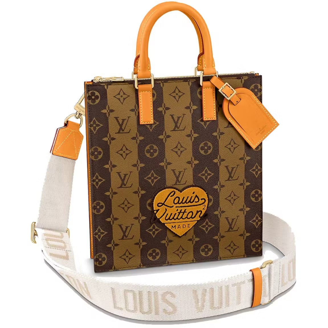 Louis Vuitton Nigo Monogram Sac Plat BB Handbag - Brown