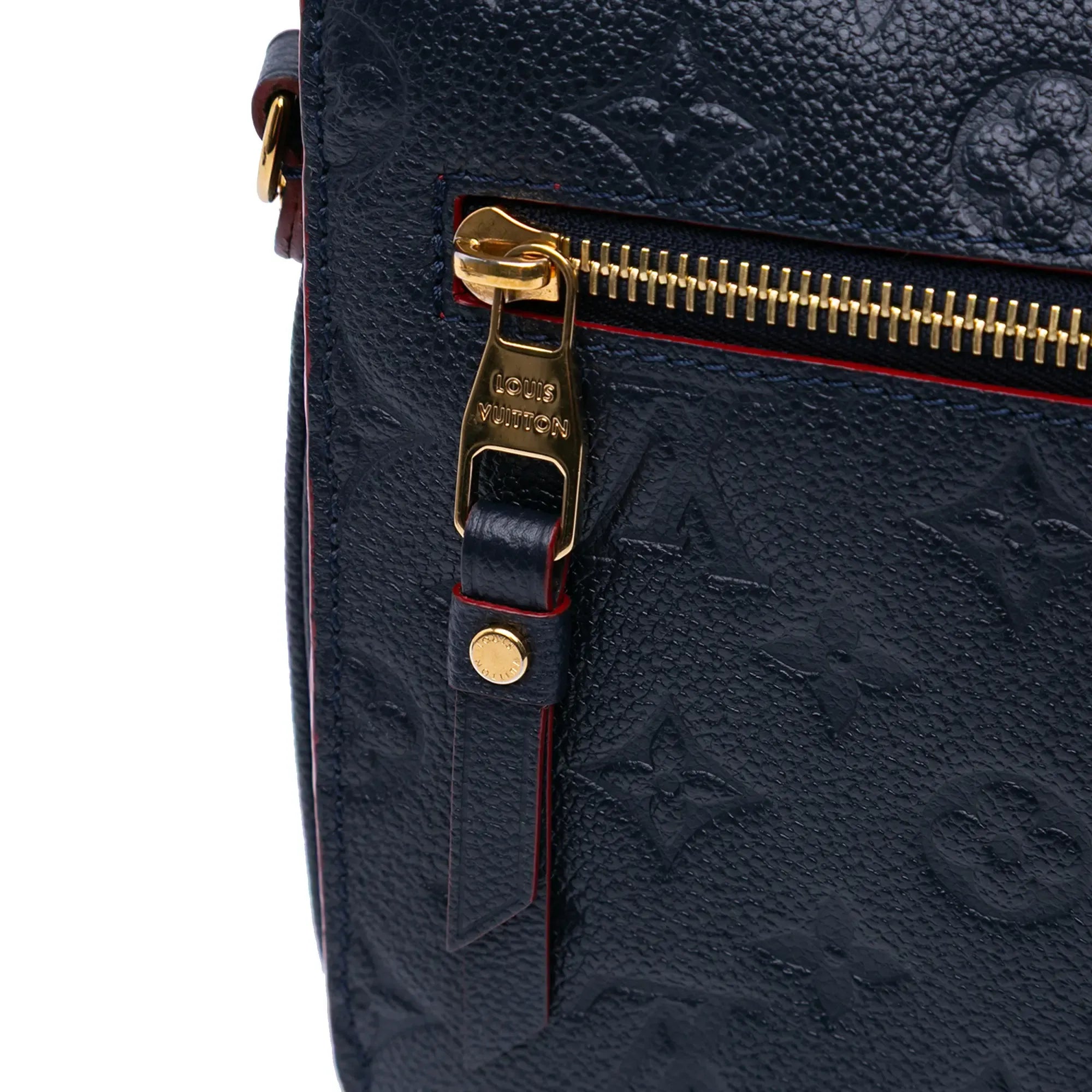Louis Vuitton Monogram Empreinte Pochette Metis Handbag - Rouge Marine