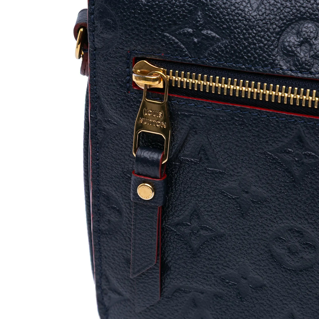 Louis Vuitton Monogram Empreinte Pochette Metis Handbag - Rouge Marine