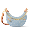 Louis Vuitton LV By The Pool Loop Monogram Denim Shoulder Bag – Sky Blue