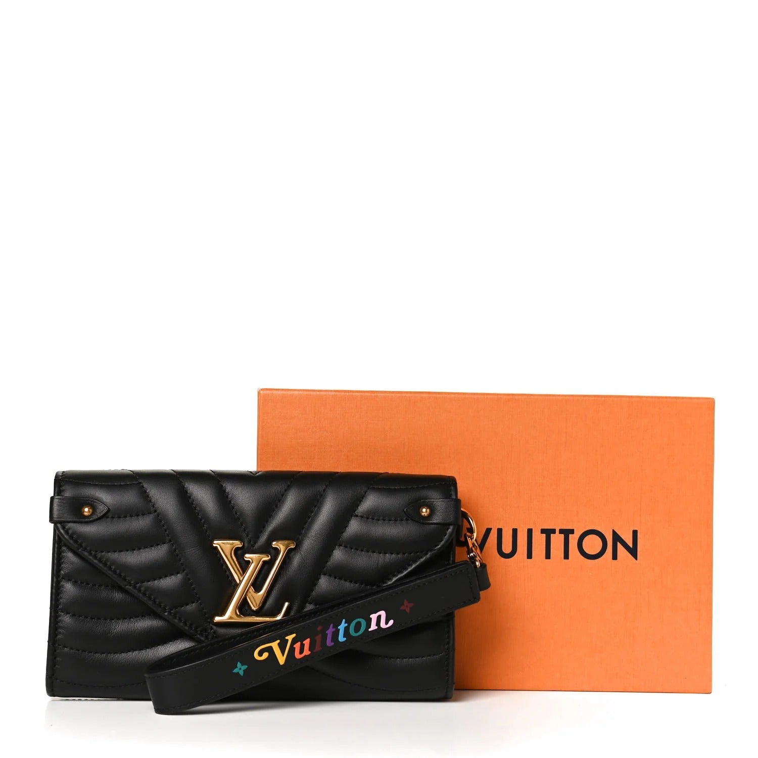 Louis Vuitton New Wave Long Wallet - Black