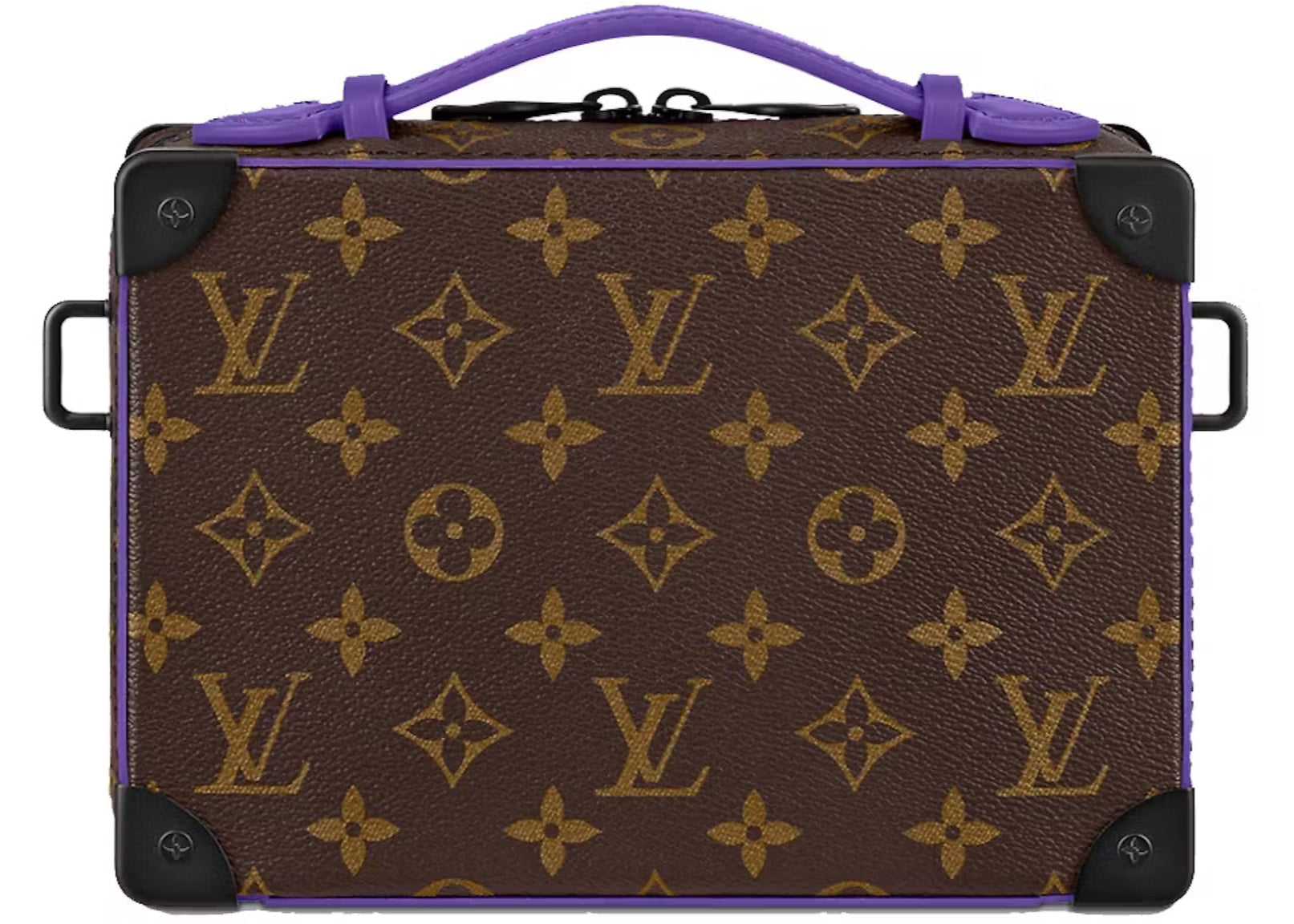 Louis Vuitton Monogram Macassar Handle Soft Trunk - Purple