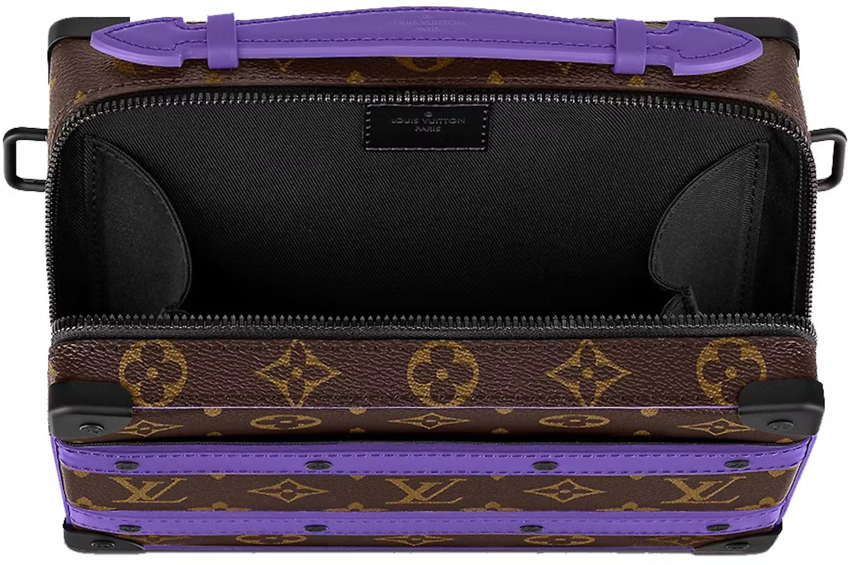 Louis Vuitton Monogram Macassar Handle Soft Trunk - Purple