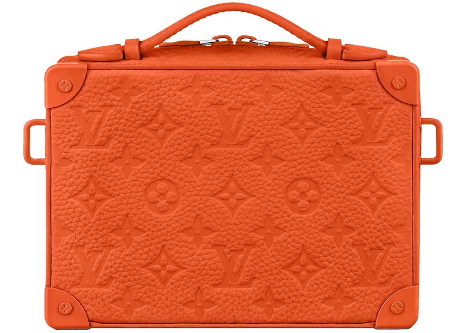 Louis Vuitton Taurillon Monogram Handle Soft Trunk - Orange