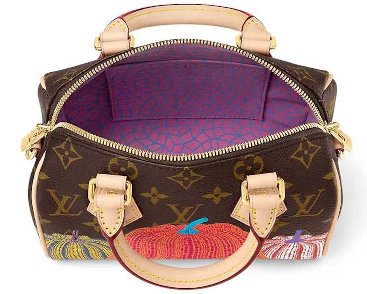 Louis Vuitton x Yayoi Kusama Speedy Bandoulière 20 Handbag - Pumpkin