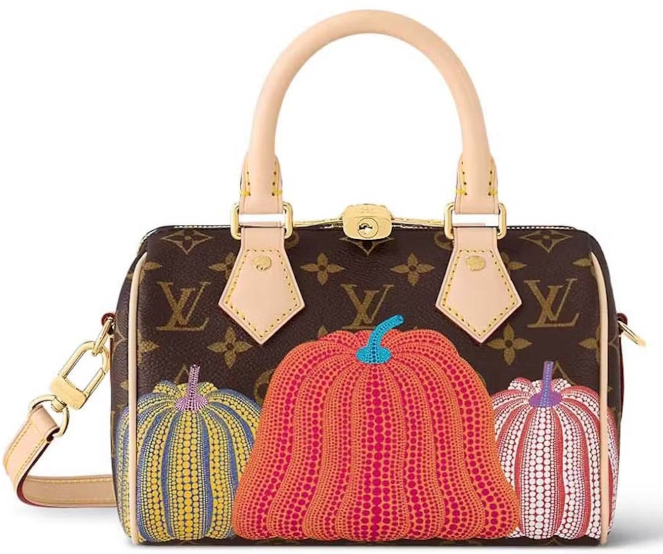 Louis Vuitton x Yayoi Kusama Speedy Bandoulière 20 Handbag - Pumpkin