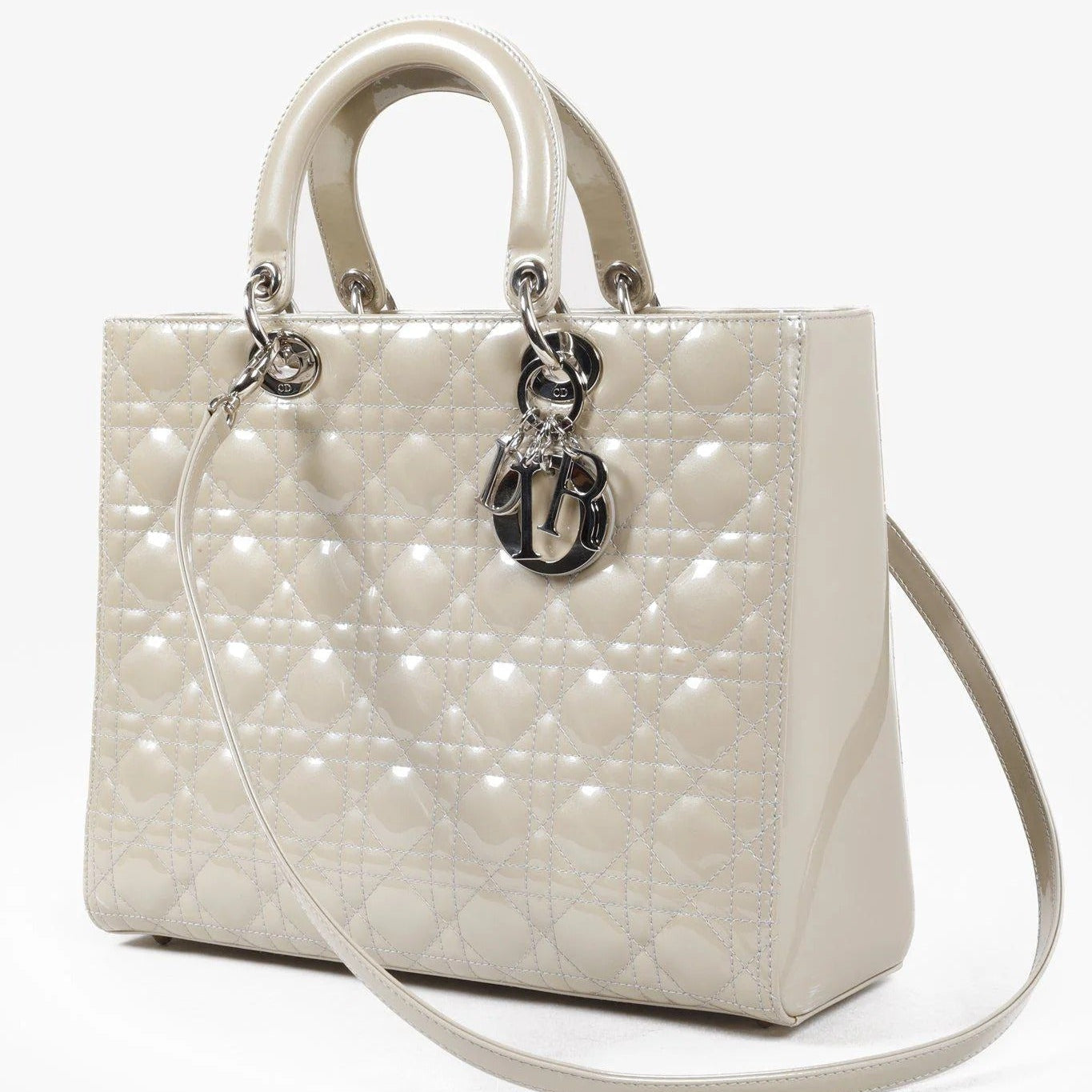 Dior Large Lady Dior Bag - Beige