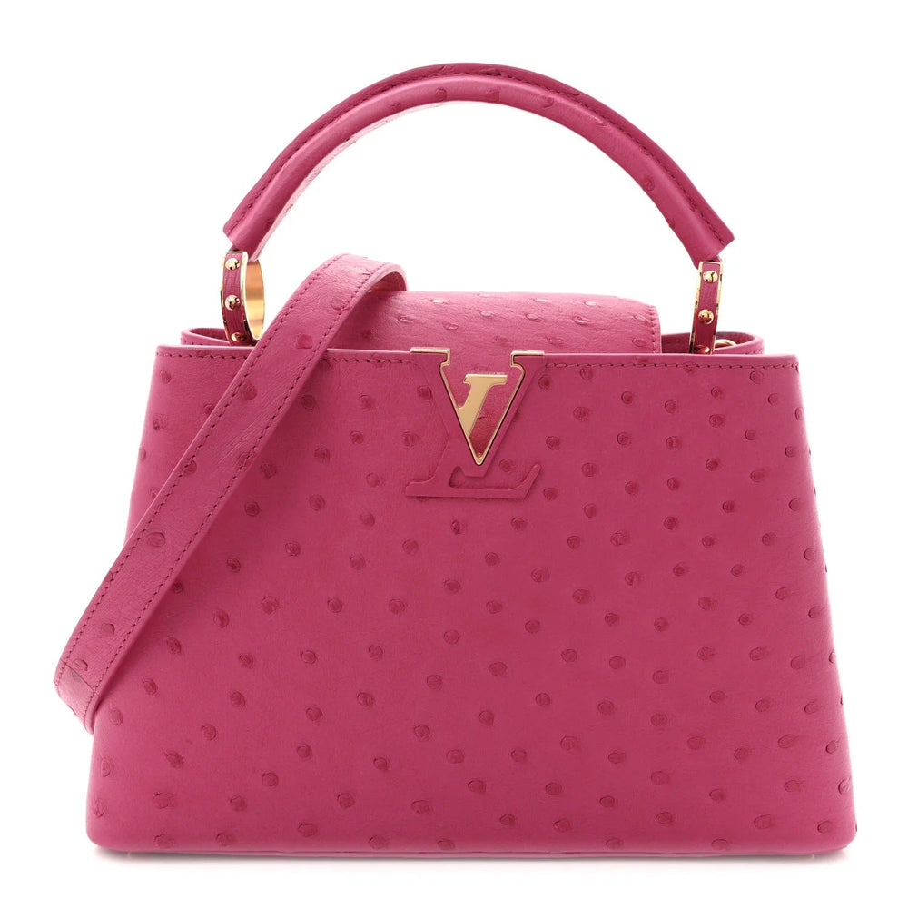 Louis Vuitton Ostrich Capucines BB – Fuchsia