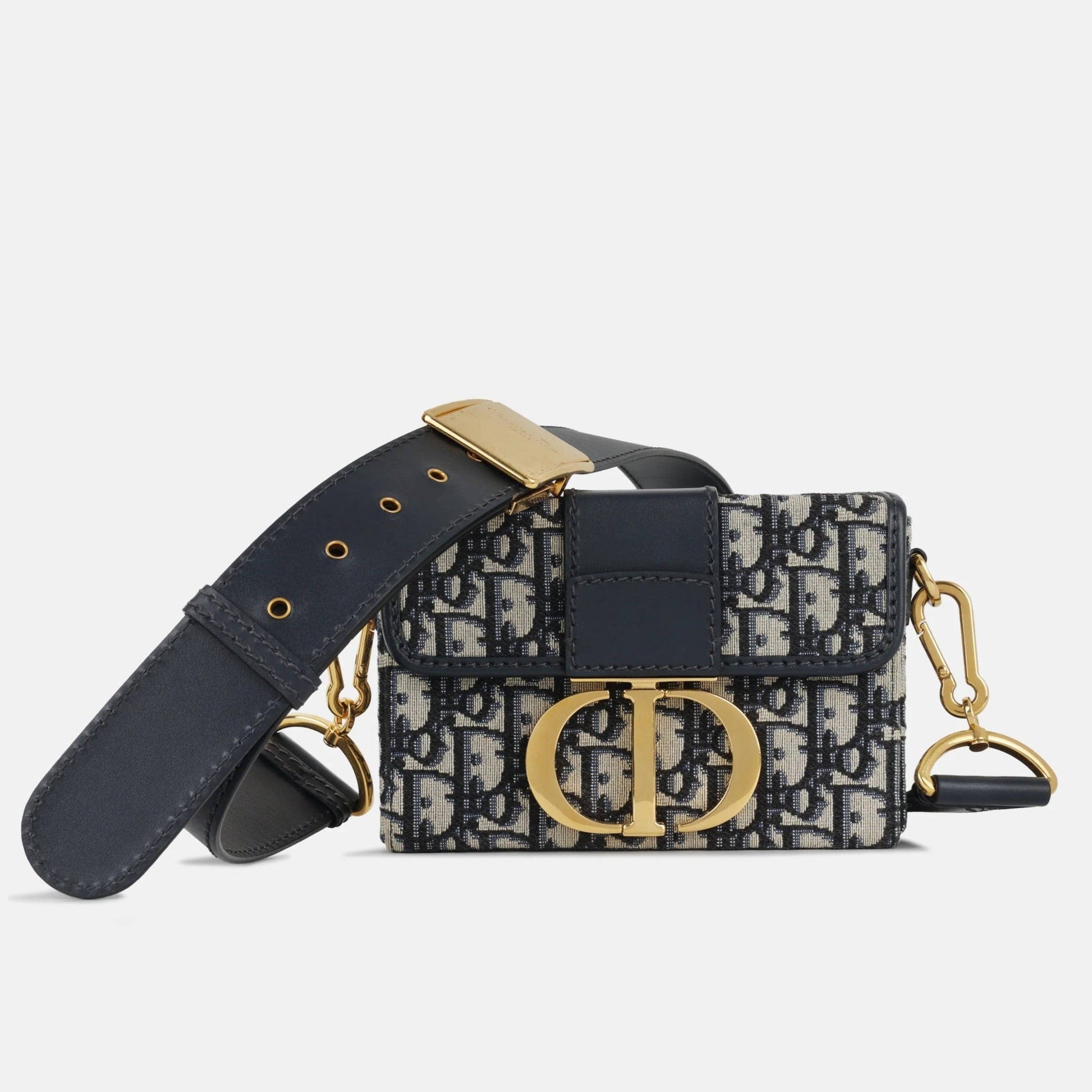 Dior 30 Montaigne Jacquard Bag - Blue Dior Oblique