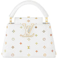 Louis Vuitton x Takashi Murakami Capucines Mini Handbag – White