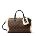 Louis Vuitton Monogram Shearling Speedy Soft 30 Teddy Handbag – Brown