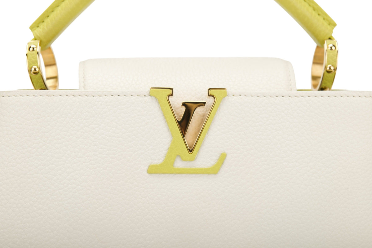 Louis Vuitton Capucines BB Handbag – White