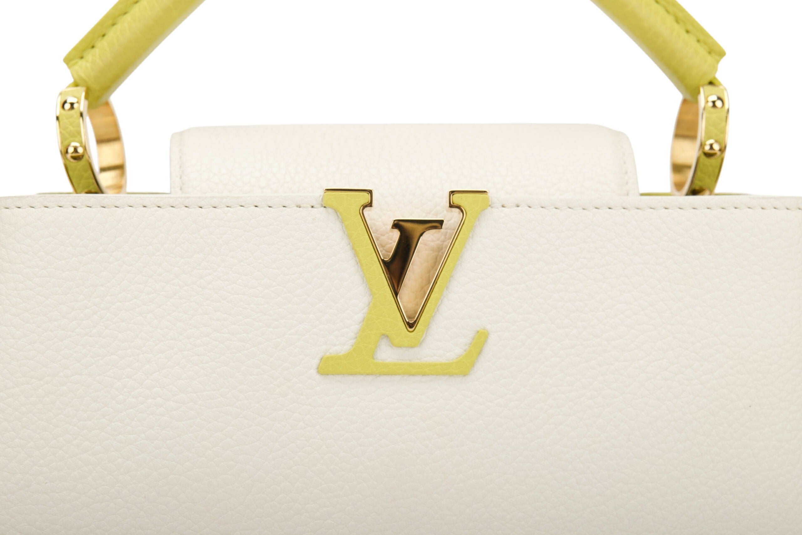 Louis Vuitton Capucines BB Handbag – White