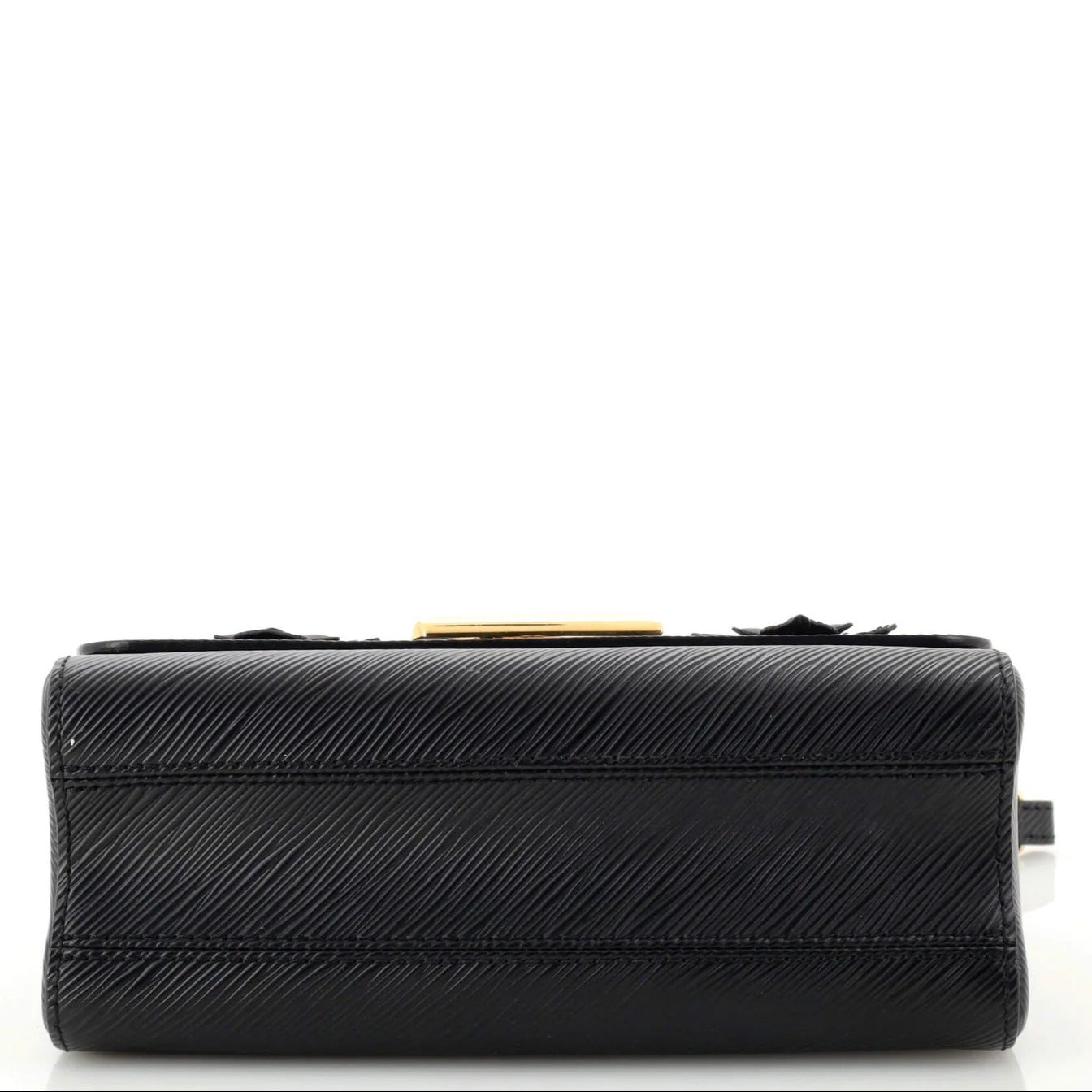 Louis Vuitton Limited Edition Flower Twist MM Handbag - Black