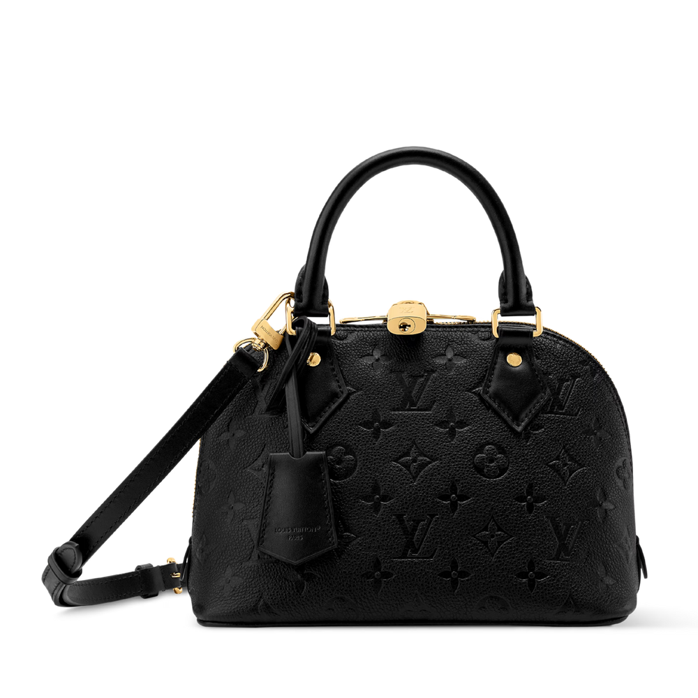 Louis Vuitton Monogram Empreinte Alma BB Handbag – Black