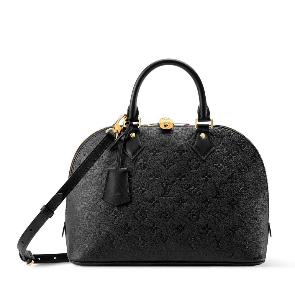 Louis Vuitton Monogram Empreinte Alma PM Handbag – Black