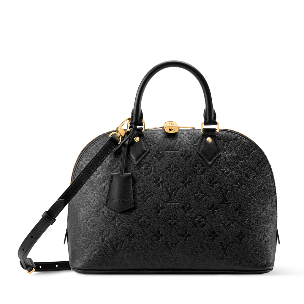Louis Vuitton Monogram Empreinte Alma PM Handbag – Black