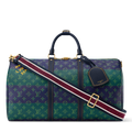 Louis Vuitton Keepall Bandoulière 50 Duffle Bag – Blue Stripes