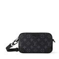 Louis Vuitton Monogram Eclipse Trocadéro Wearable Wallet – Black