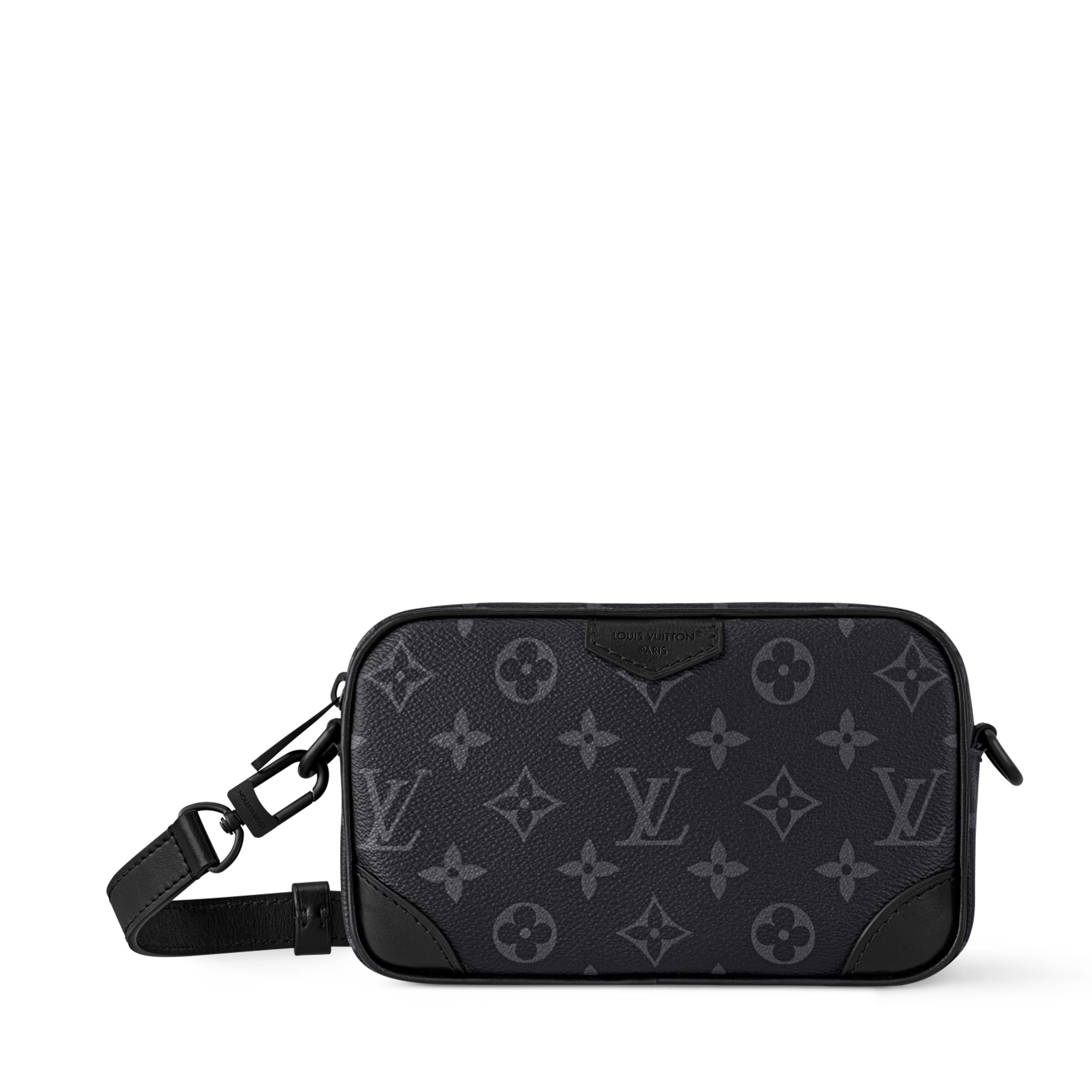 Louis Vuitton Monogram Eclipse Trocadéro Wearable Wallet – Black
