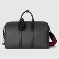 Gucci GG Canvas Medium Holdall Duffle Bag – Black