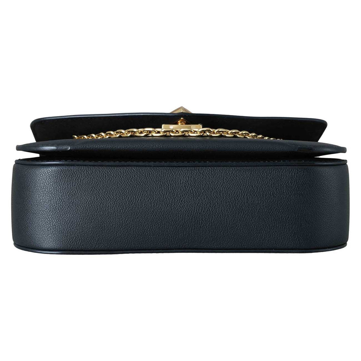 Louis Vuitton Calfskin Monogram Very Messenger Handbag - Black