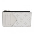 Louis Vuitton Taigarama Coin Card Holder Wallet - White