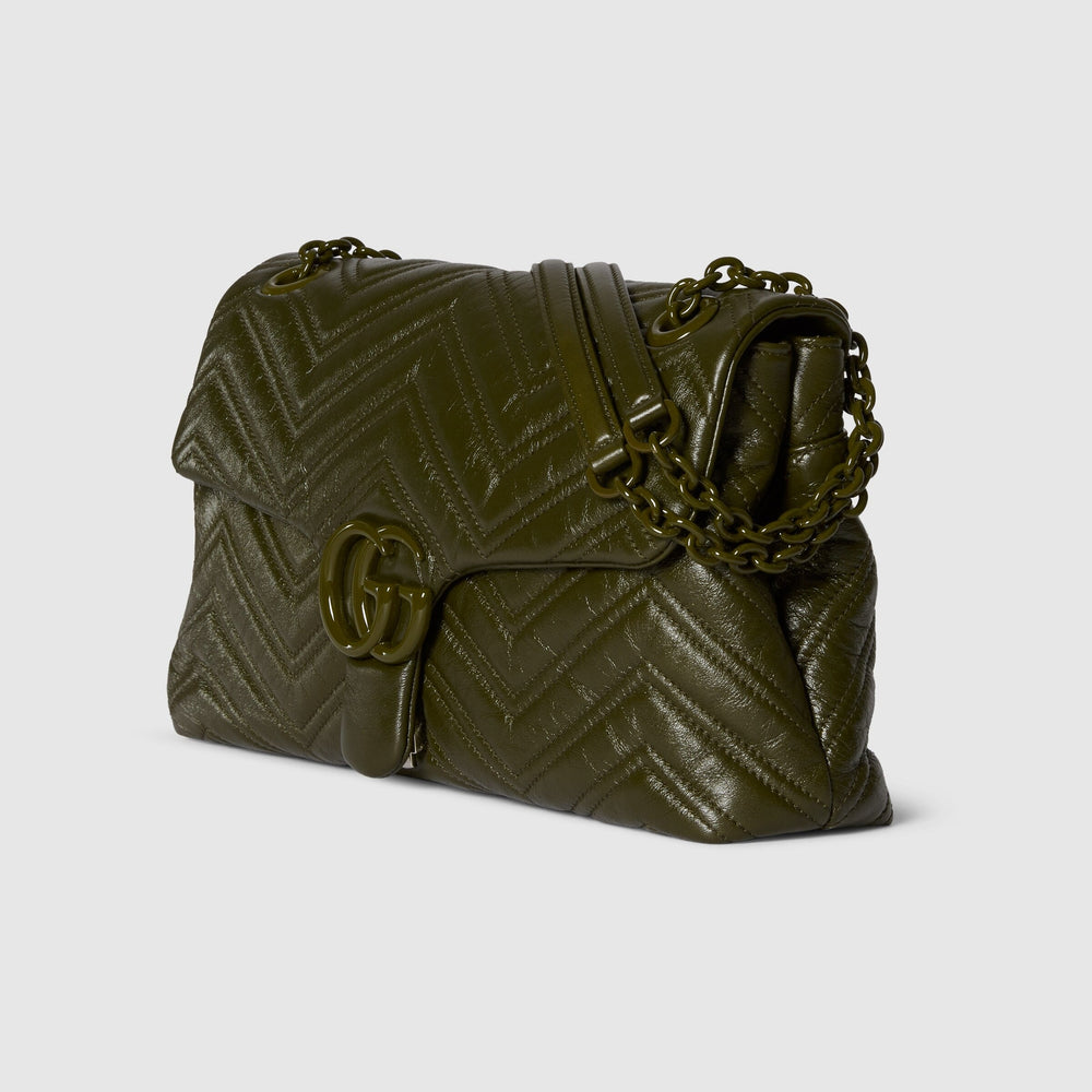 Gucci GG Marmont Medium Shoulder Bag – Dark Ochre