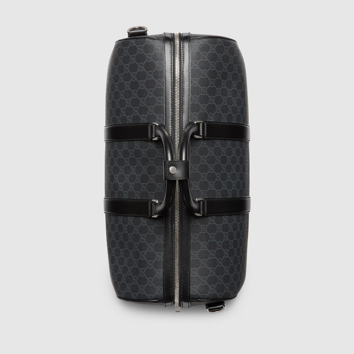 Gucci GG Canvas Medium Holdall Duffle Bag – Black