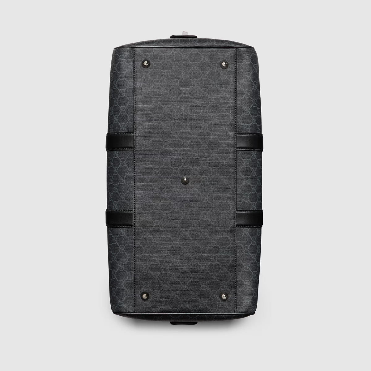 Gucci GG Canvas Medium Holdall Duffle Bag – Black