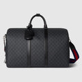 Gucci GG Supreme Canvas Large Duffle Bag – Black