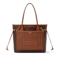 Louis Vuitton Mongram Canvas Neverfull Inside Out MM Shoulder Bag – Tan