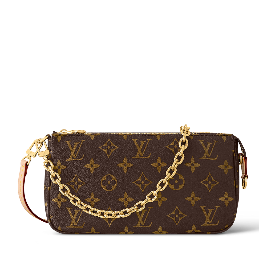 Louis Vuitton Monogram Canvas Pochette Accessoires Shoulder Bag – Brown