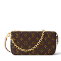 Louis Vuitton Monogram Canvas Pochette Accessoires Shoulder Bag – Brown