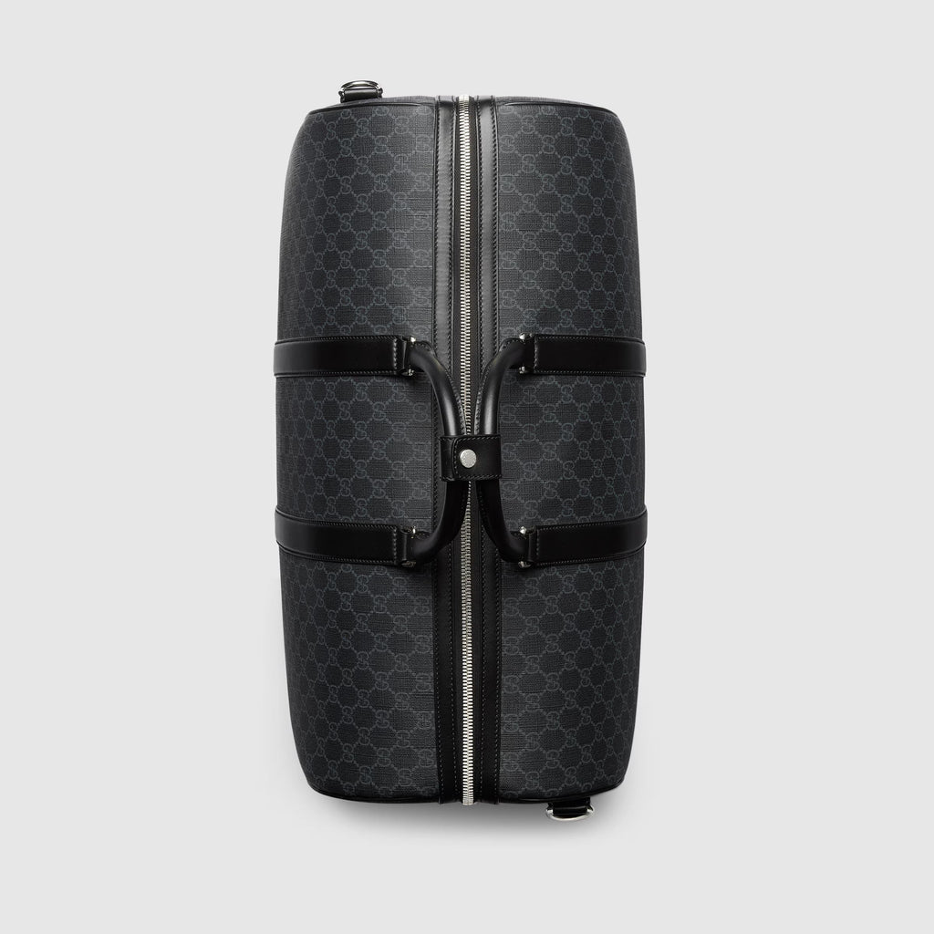 Gucci GG Supreme Canvas Large Duffle Bag – Black