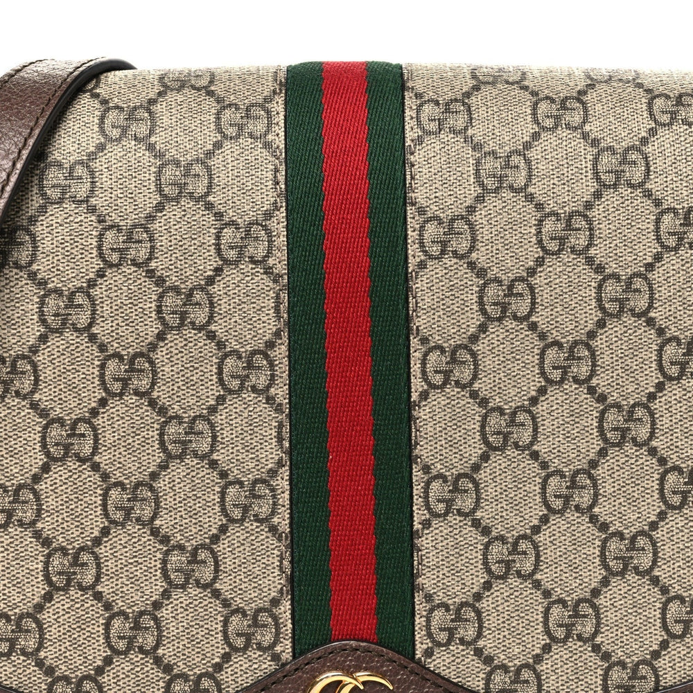 Gucci Ophidia Small Flap Messenger Bag – Brown