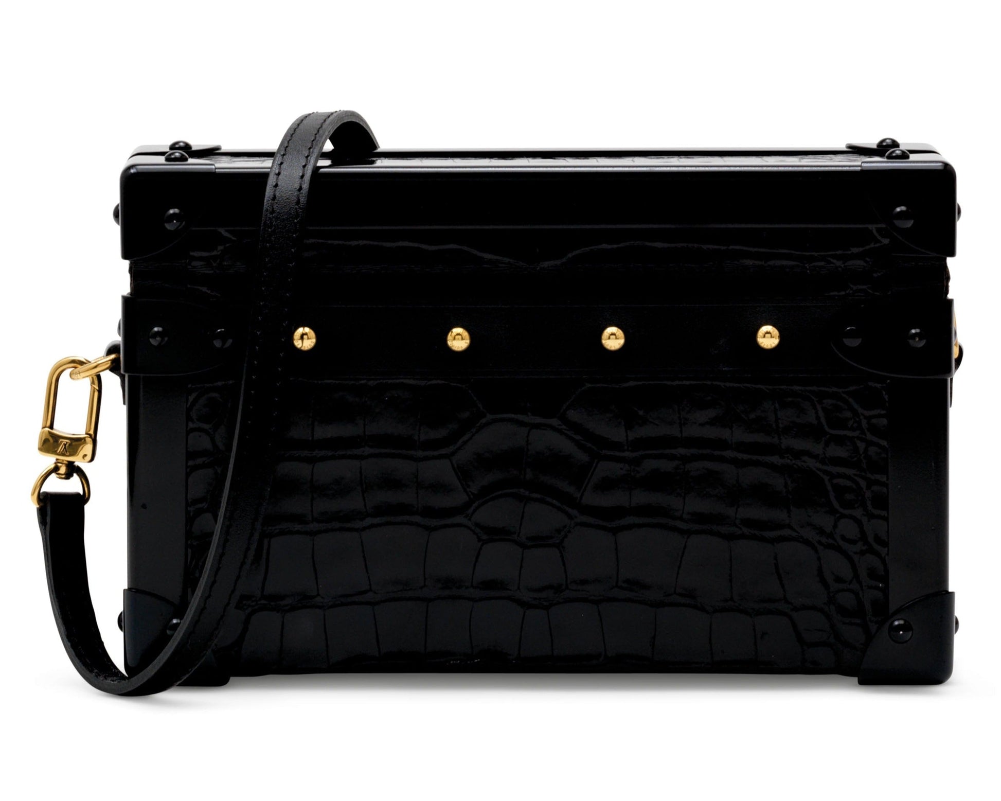 Louis Vuitton Petite Malle Mini Trunk Bag - Black