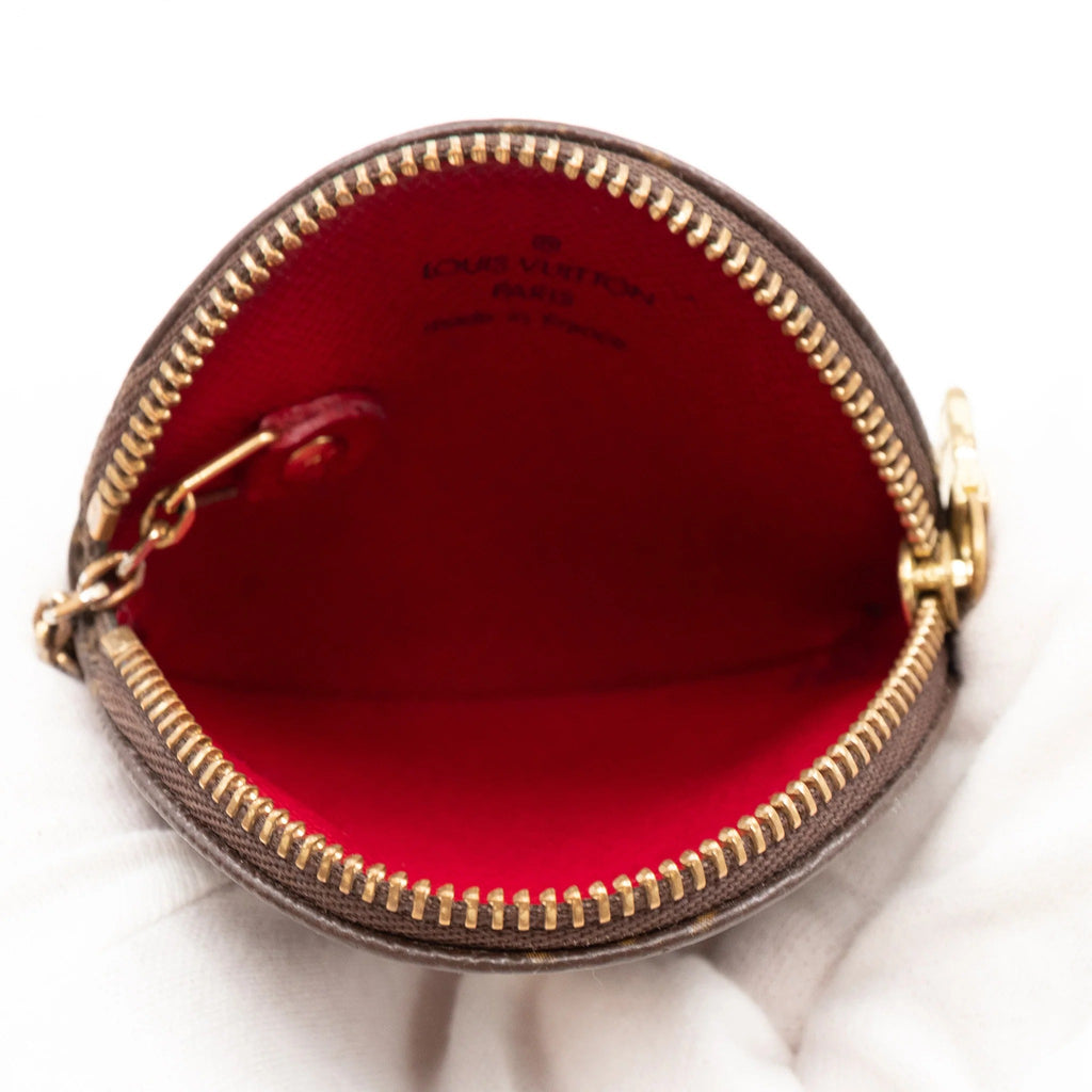 Louis Vuitton Limited Edition Monogram Cerises Round Coin Purse - Brown