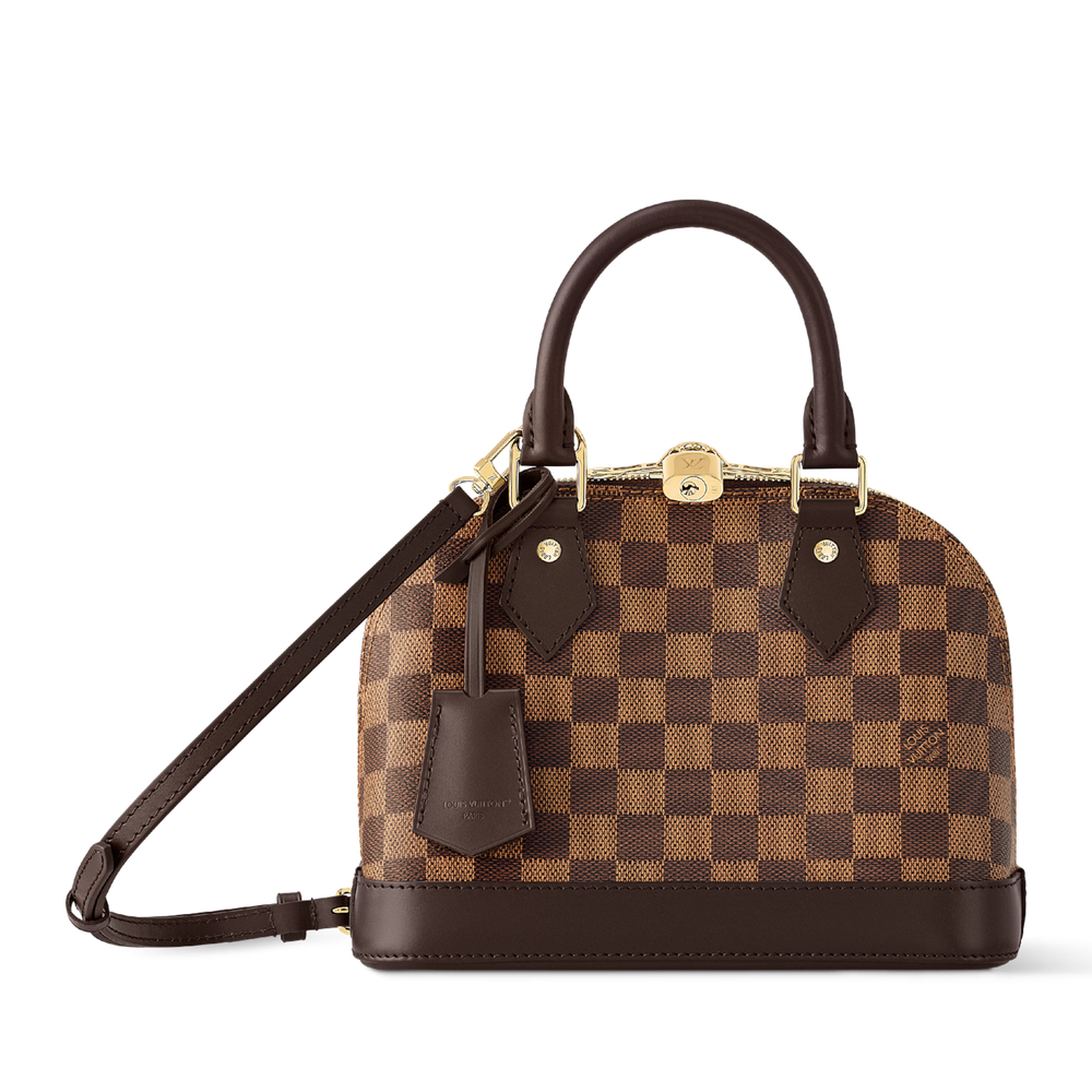 Louis Vuitton Damier Ebene Alma BB Handbag – Brown