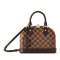 Louis Vuitton Damier Ebene Alma BB Handbag – Brown