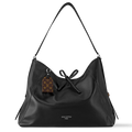 Louis Vuitton Lambskin CarryAll Vibe MM Handbag – Black