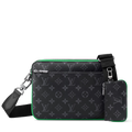 Louis Vuitton Monogram Eclipse Trio Messenger Bag – Bamboo Green